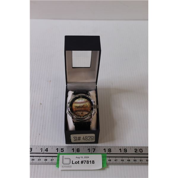 Baseball Watch "Babe Ruth" Edition - May Need Battery