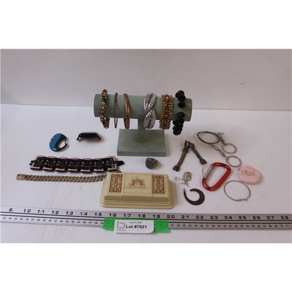 (8) Bracelet, Hamilton Watch Case, Misc.