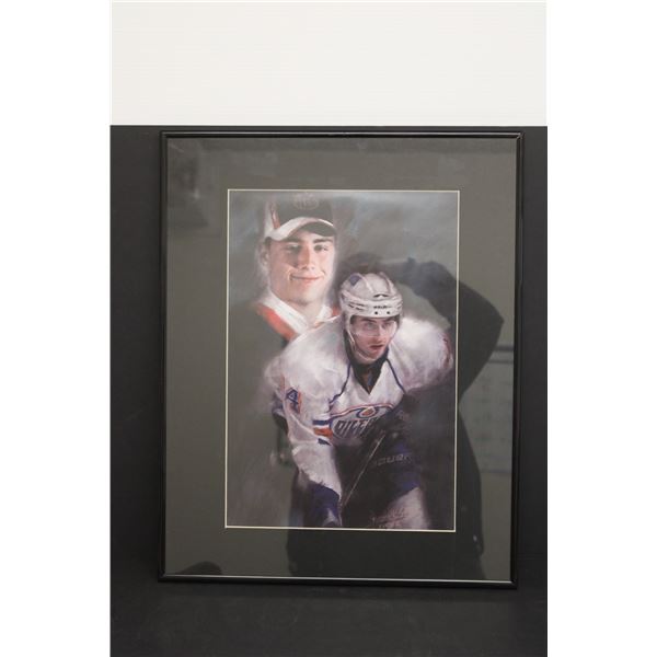 Framed Jordan Eberle PRINT - 20 x 16