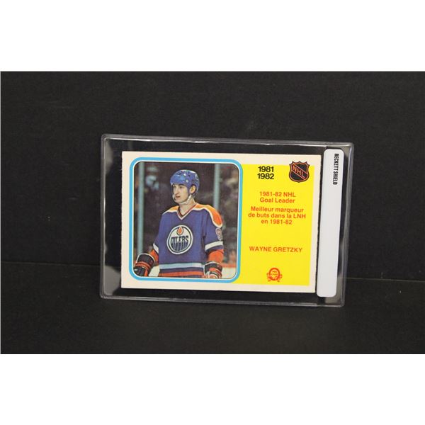 NHL Goal Leaders1982-83 OPC  Card - Wayne Gretzky
