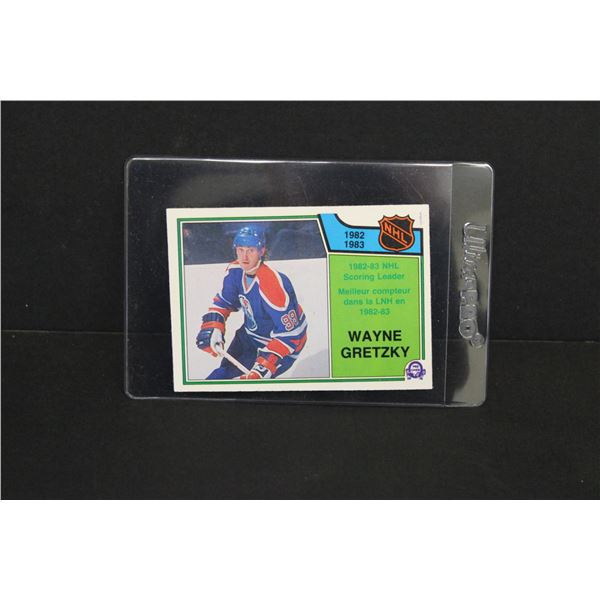 NHL Scoring Leaders 1983-84 OPC Card - Wayne Gretzky