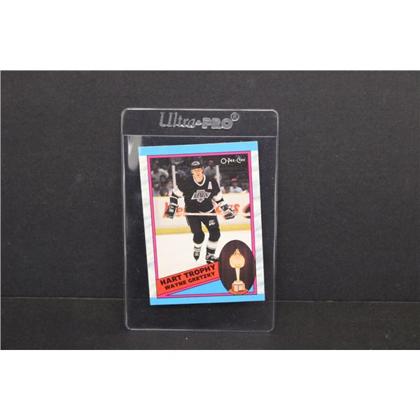 NHL Wayne Gretzky 9th Hart Trophy 1989-90 OPC Card
