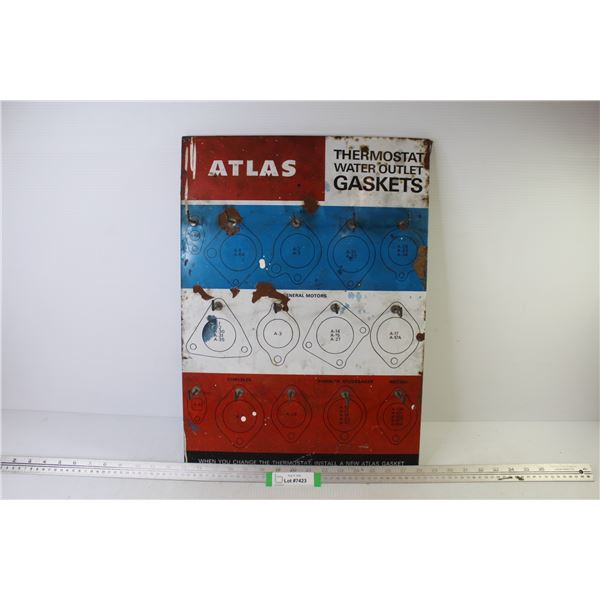 Vintage Atlas Metal Gasket Rack/Holder