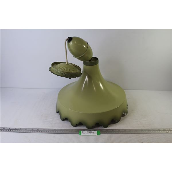 Vintage Metal Pull Down Hanging Lamp