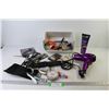 Image 1 : Revlon Hair Dryer & Hair Straightener (both working) - Scissors - Makeup Creme - Misc. Items