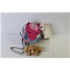 Image 5 : DC Runners (size 6) - Unicorn Backpack Purse - Stuffed Animals