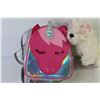 Image 6 : DC Runners (size 6) - Unicorn Backpack Purse - Stuffed Animals