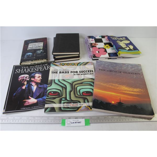 Books & Day Planners - Urban Dictionary - Soul Traveler - Skeleton Creek - The World of Shakespeare