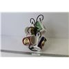 Image 1 : American Atelier Royal Fruit - (4) Cup Set w/Stand