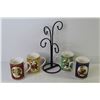 Image 2 : American Atelier Royal Fruit - (4) Cup Set w/Stand
