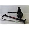 Image 1 : Mega Soft Bicycle Seat - Bike Mate Tire Air Pump