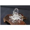 Image 2 : Hand Blown Octopus Mounted on Petrified Wood