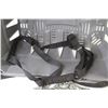 Image 2 : Grey Plastic Basket w/Handles - Dog Screw-in Post w/Chain & Clasp- Strap - Harness