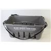 Image 5 : Grey Plastic Basket w/Handles - Dog Screw-in Post w/Chain & Clasp- Strap - Harness