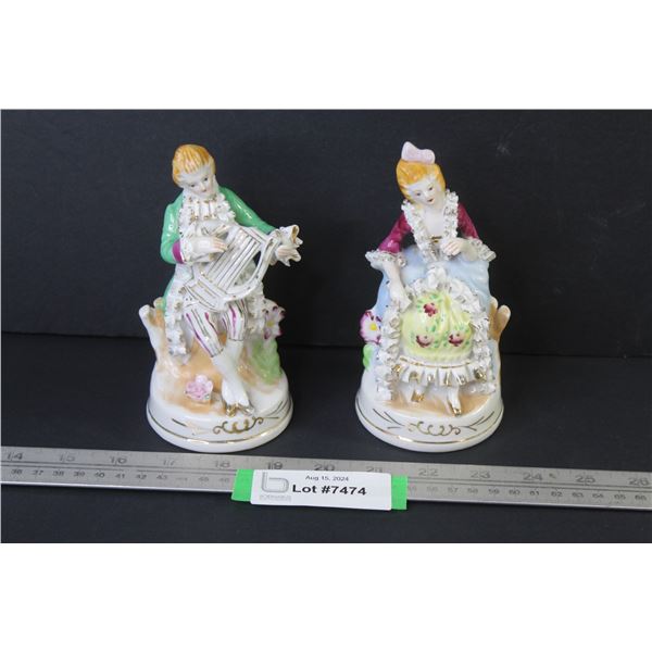 Porcelain Ornament Statues (Made in Japan)