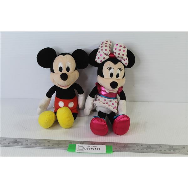 Mickey & Minnies Mouse Plush Toys