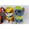 Image 2 : (5) Paw Patrol Plush Animal Toys