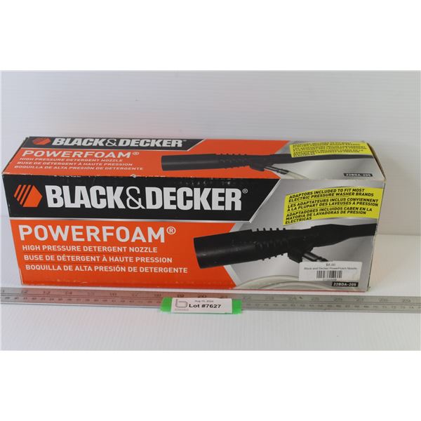 Black & Decker Power Foam - High Pressure Nozzle (NIB - box is open)