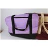Image 3 : (3) Hand Bags (purple bag is insulated)