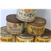 Image 3 : (6) Vintage Tobacco Tins - Black Cat - Vogue - Turret