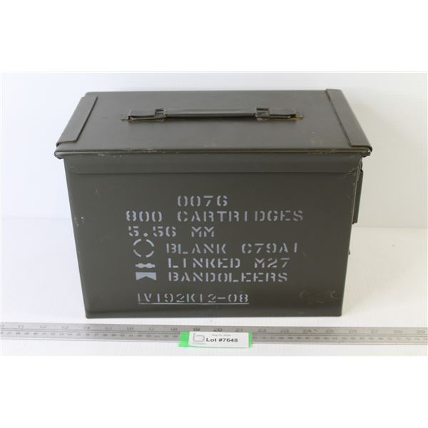 Metal Ammo Box - 5.56 mm Cartridges