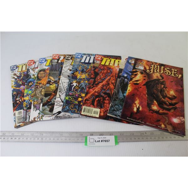 (8) DC Titans Comics - (3) Crossgen Ruse Comics