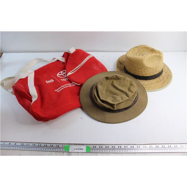 Toyota Bag and (2) Hats - Size XXL