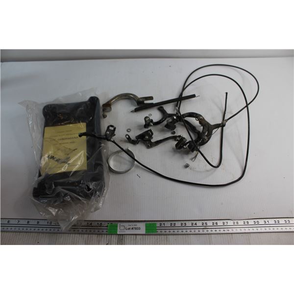 Assorted Bike Braking System and Licence Plate Installation