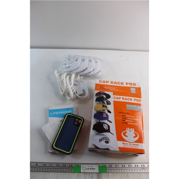 Lifeproof Case for iPhone 13 and Cap Rack Pro