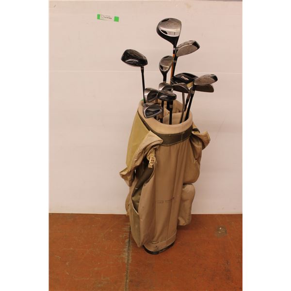 * Paradise Golf Clubs with Carrier - Broken Straps