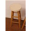Image 3 : * (2) Wooden Stools 29'' x 12'' - Some Stains