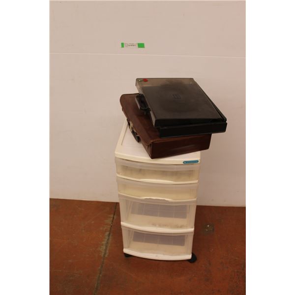 * Gracious Living Storage Drawer 26'' x 17'' and (2) Cassette Storage Cases