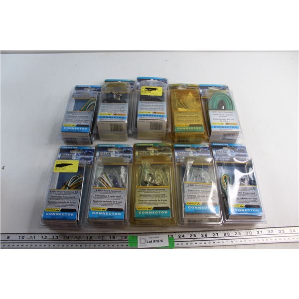 (10) Assorted Reese Towpower Trailer Wiring Kits