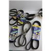Image 3 : Lots of Assorted Good Year Drive Belts and Plastic Crate