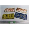 (4) Alberta Licence Plates
