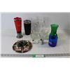 Dogs Christmas Holiday Ornament, Anchor Hocking Forest Green Glass Vase, Ron Carioca Rum Glass, Tige