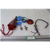Image 1 : Umbrella Purse, (6) Wish Stones, Pair of Long Dangly Earrings, Christian Motorcycle Association Neck