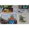 Image 4 : (5) Assorted Calendars, Assorted Books and Cards, Stamps, Set of (2) Playing Card Decks with Notepad