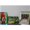 Image 5 : (5) Assorted Calendars, Assorted Books and Cards, Stamps, Set of (2) Playing Card Decks with Notepad