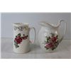 Image 2 : Old Foley Harmony Rose Pitchers, Old Foley Harmony Rose Bowl, Lord Nelson Pottery Pitcher