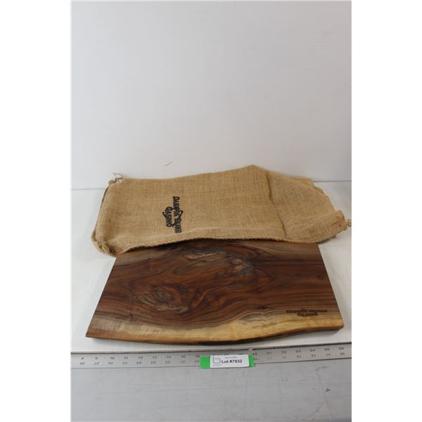 Dakota Dunes Casino Artisan Board, Dakota Dunes Casino Burlap Sack
