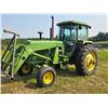 Image 1 : 1977 John Deere 4240 w/ JD 148 Loader - Dual Hydraulics w/ Fork and Bucket - 18.4-38 /15-38 Duals