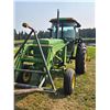 Image 2 : 1977 John Deere 4240 w/ JD 148 Loader - Dual Hydraulics w/ Fork and Bucket - 18.4-38 /15-38 Duals