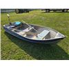 Image 2 : 12ft Aluminum Fishing Boat w/ Prowler 30lb Thrust Trolling Motor - Oars, Rods, Life Jackets