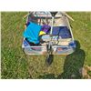 Image 6 : 12ft Aluminum Fishing Boat w/ Prowler 30lb Thrust Trolling Motor - Oars, Rods, Life Jackets