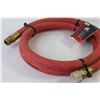 Image 5 : 6' / 1/2" / 250psi Rubber Air Hose - Muffler Clamp