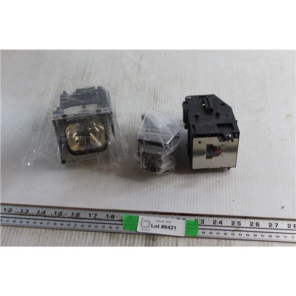 (3) Projector Lamps - Untested, As Is