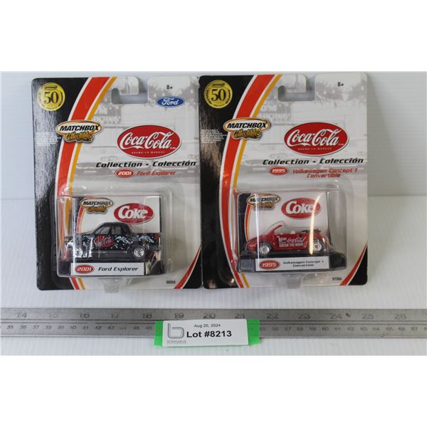 (2) Match Box Coca-Cola Collection - Diecast Vehicles