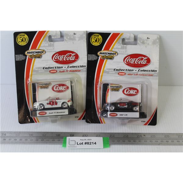 (2) Match Box Coca-Cola Collection - Diecast Vehicles