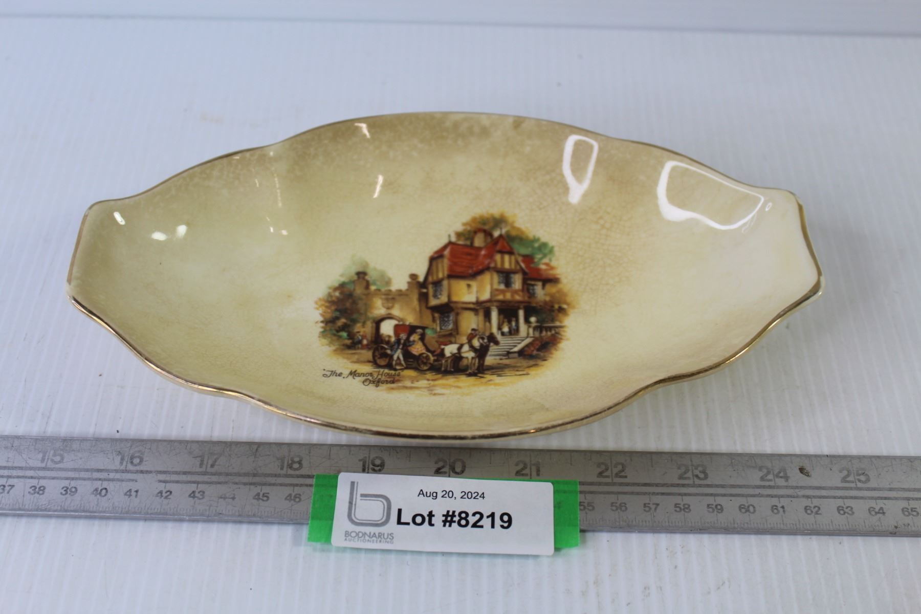 Crown Devon Ceramic Dish The Manor House Oxford Some Crazing crown-devon-ceramic-dish-the-manor-house-oxford-some-crazing